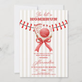 Sport Honkbal Homerun Vrijgezellenfeest Kaart (Voorkant)