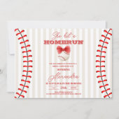 Sport Honkbal Homerun Vrijgezellenfeest Kaart (Voorkant)