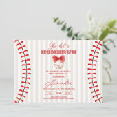 Sport Honkbal Homerun Vrijgezellenfeest Kaart (Staand voorkant)