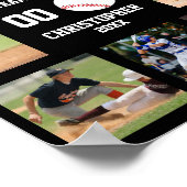 Sport Honkbal Kids Fotocollage Poster (Hoek)