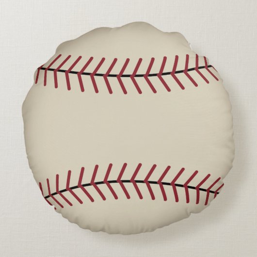  sport honkbal Sierkussen Rond Kussen (Achterkant)