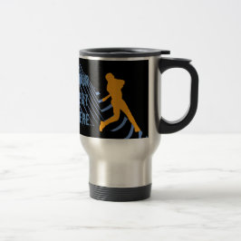 Sport Honkbal Sinaasappel Blauw Zwart Mok