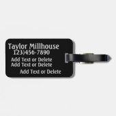 Sport - Honkbal - SRF Bagagelabel (Achterkant horizontaal)