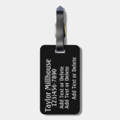 Sport - Honkbal - SRF Bagagelabel (Achterkant verticaal)