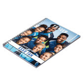 Sport honkbalfan EDITABLE SPORT KLEUREN, Notitieboek (Linkerzijde)