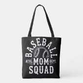 Sport honkbalmoeder squad tote bag (Achterkant)