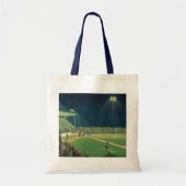  sport, honkbalspel bij nacht tote bag (Voorkant)