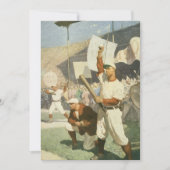  sport, honkbalspelers bij een spel (Voorkant)