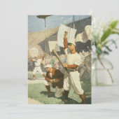  sport, honkbalspelers bij een spel (Staand voorkant)