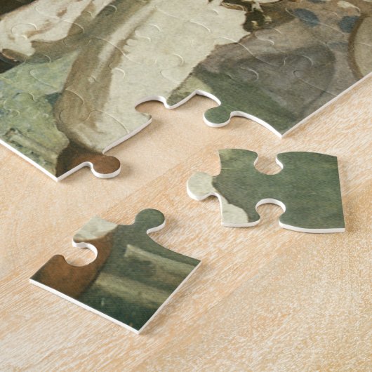  sport, honkbalspelers bij een spel legpuzzel (Zijkant)