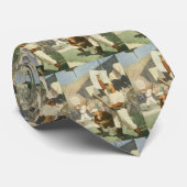  sport, honkbalspelers bij een spel stropdas (Opgerold)