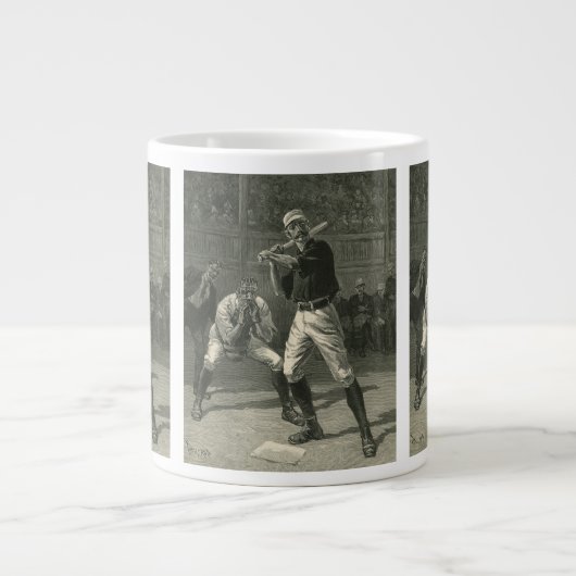  sport, honkbalspelers van Thulstrup Grote Koffiekop (Voorkant)