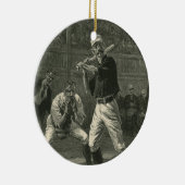  sport, honkbalspelers van Thulstrup Keramisch Ornament (Rechts)