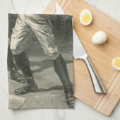  sport, honkbalspelers van Thulstrup Theedoek (Quarter Fold)