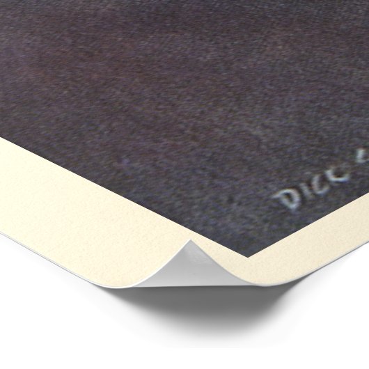  sport honkbalventilatoren die een spelletje bekij poster (Hoek)