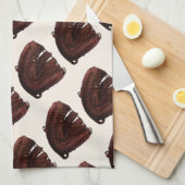  sport, ik hou van honkbal, ik hou van honkbal theedoek (Quarter Fold)