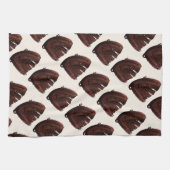  sport, ik hou van honkbal, ik hou van honkbal theedoek (Horizontaal)