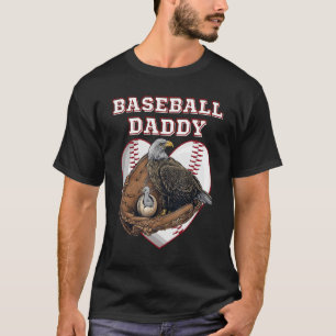 Sport in Natuur Bald Eagle Family American Baseba T-shirt