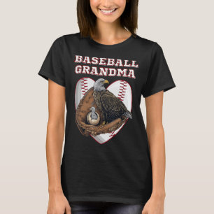 Sport in Natuur Bald Eagle Family American Baseba T-shirt