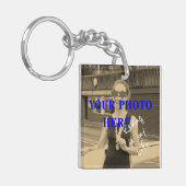 Sport is mijn leven aangepaste foto's en tekst mem sleutelhanger (Voorkant Links)