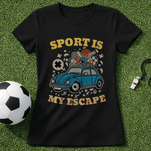 Sport Is My Escape Toernooi Roadtrip T-shirt