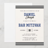 Sport jas Bar Mitswa uitnodiging (Voorkant / Achterkant)
