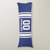 Sport Jersey met aangepaste naam en nummer Lichaamskussen (Voorkant Verticaal)