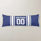 Sport Jersey met aangepaste naam en nummer Lichaamskussen (Voorkant)