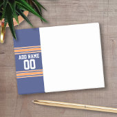 Sport Jersey met Jouw naam en nummer Post-it® Notes
