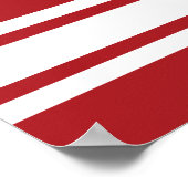 Sport Jersey met Jouw naam en nummer Poster (Hoek)