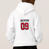 Sport Jersey met naam, nummer of verjaardag (Achterkant)