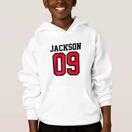 Sport Jersey met naam, nummer of verjaardag (Voorkant)