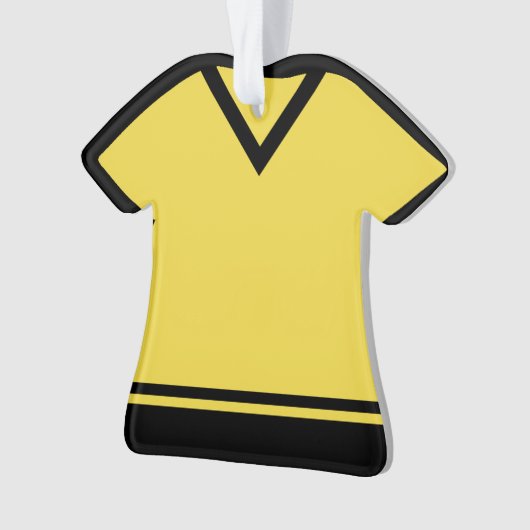 Sport Jersey Naam & Nummer Ornament Sjabloon (voorkant)