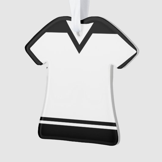 Sport Jersey Naam & Nummer Ornament Sjabloon (voorkant)