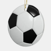 Sport Jersey Naam Nummer Team Kleuren Voetbal Keramisch Ornament (Links)