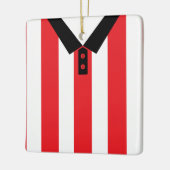  Sport Jersey Red Sjabloon Keramisch Ornament (Links)