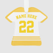 Sport Jersey Shirt Naam Ornament Sjabloon (achterkant)