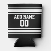 Sport Jersey Stripes - Persoonlijk naamnummer Blikjeskoeler (Voorkant)