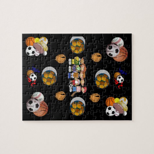 Sport Jigzaag Puzzle Legpuzzel (Horizontaal)