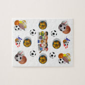 Sport Jigzaag Puzzle Legpuzzel (Horizontaal)