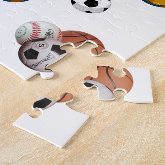 Sport Jigzaag Puzzle Legpuzzel (Zijkant)