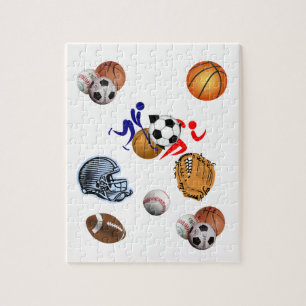 Sport Jigzaag Puzzle Legpuzzel