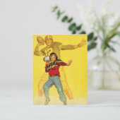 sport, jongen als toekomstig Football Quarterback (Staand voorkant)