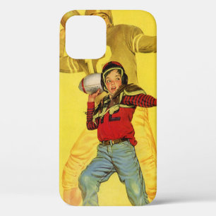  sport, jongen als toekomstig Football Quarterback Case-Mate iPhone Case