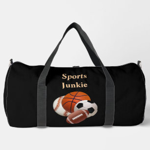 Sport Junkie Black Basketbal Voetbal Plunjezak
