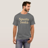 Sport Junkie Mannen DK Grijs T-shirt (Voorkant volledig)