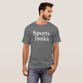Sport Junkie Mannen DK Grijs T-shirt (Voorkant volledig)