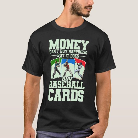 Sport Kaart Collector Funny Baseball Kaart Koop Ka T-shirt (Voorkant)