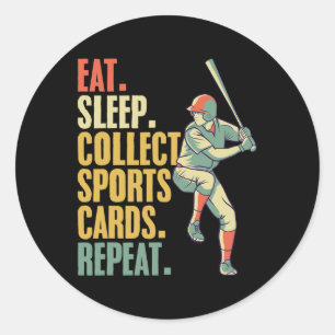 Sport Kaart Verzamelen Basketbal Baseball Kaart Co Ronde Sticker