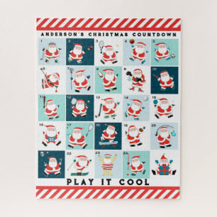 Sport Kerst Adventkalender Legpuzzel